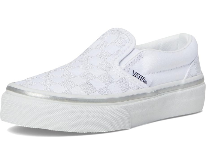 Слипоны Vans Classic для детей с узорчатым верхом