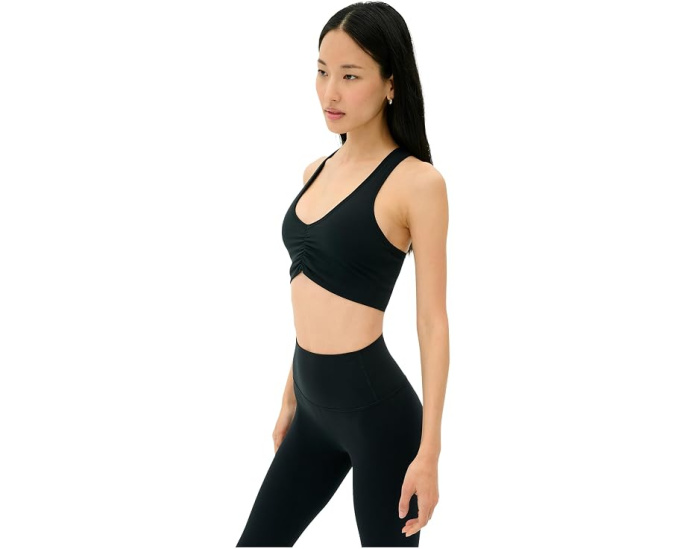 Splits59 бюстгальтер Airweight Light Support Bra с драпировкой