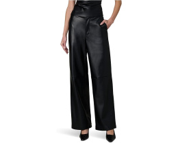 Брюки Joe's Jeans The Vegan Leather с высокой посадкой и широкими штанинами