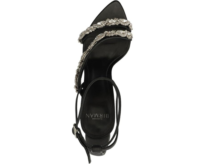 Босоножки Alexandre Birman Aurora Crystal Sandal 100 на высоком каблуке с кристаллами
