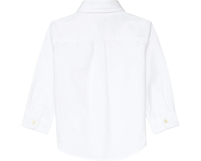 Polo Ralph Lauren Kids Рубашка из хлопкового оксфорда для младенцев
