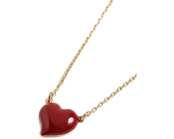 Кулон Amour от Kate Spade New York в форме сердца на цепочке