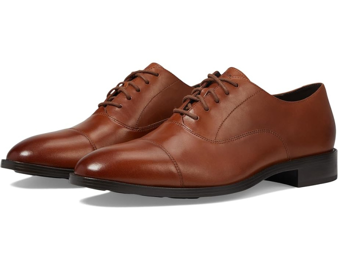 Кожаные оксфорды Cole Haan Hawthorne с мыском