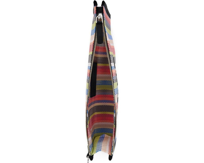 Большая сумка-пудреница The Stripe Mesh с полосатым принтом от Marc Jacobs