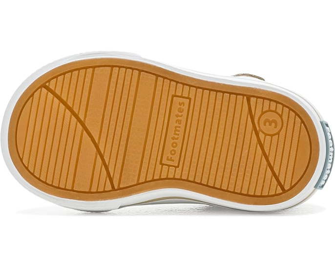 Детские туфли FootMates Drew-Leather T-bar с поддержкой свода стопы