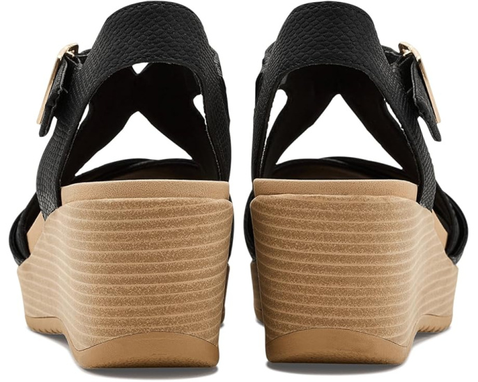 Сандалии Dr. Scholl's Cali Beach на платформе с анатомической стелькой и перекрещивающимися ремешками