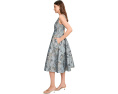 Платье миди Jacquard Tea Length от Adrianna Papell с жаккардовым принтом