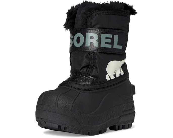 Детские зимние ботинки SOREL Snow Commander с утеплителем 200г и литой подошвой