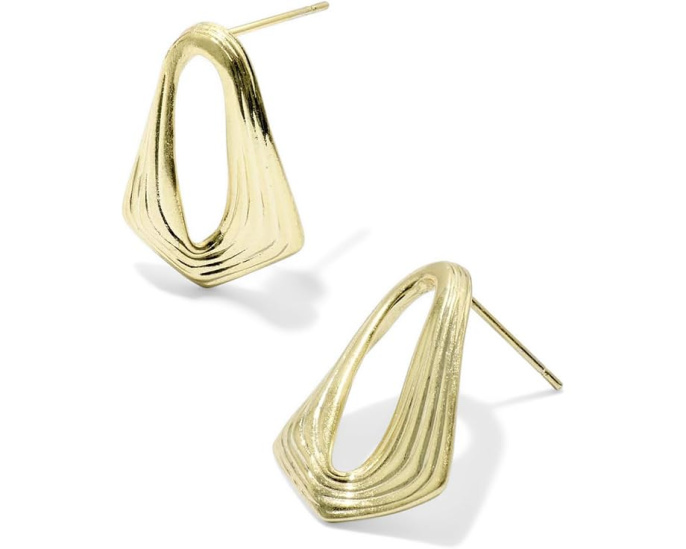 Серьги-гвоздики Kira Stud от Kendra Scott золотистые