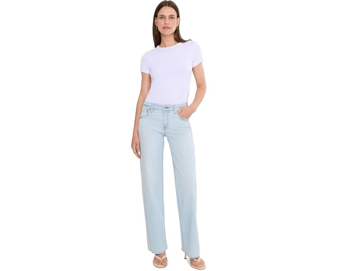 Джинсы DAZE Keeper Low Rise Straight In All Out заниженная талия светлые
