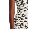 Norma Kamali Strapless Diana Mini Dress в горошек