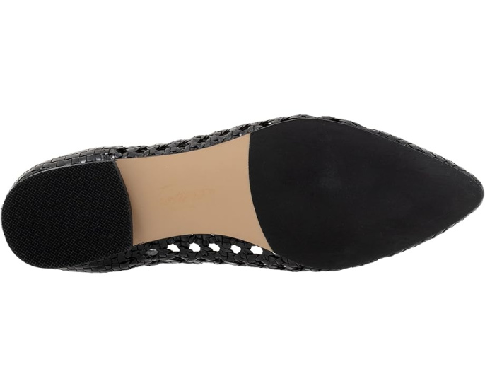 Балетки Edith с бантом и низким каблуком из плетеной кожи Trotters