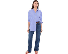 Свободная рубашка Coastal Poplin из органического хлопка от Faherty