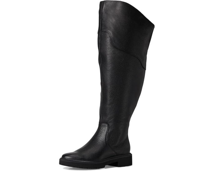 Naturalizer Сапоги Scarlette Extra Wide Calf выше колена на платформе с миндалевидным носком
