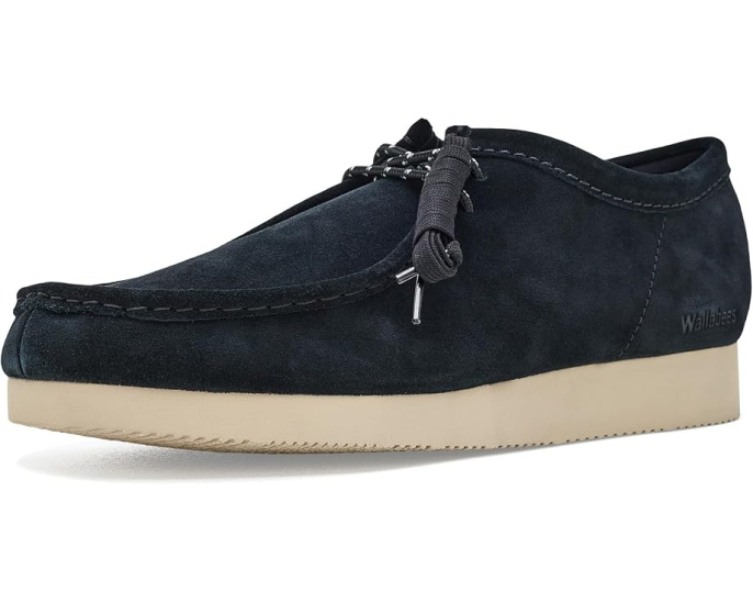 Кларкс мокасины Wallabee Lite из замши