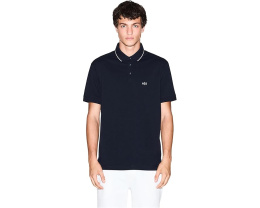 Приталенное поло Essential Slim Logo с вышивкой Armani Exchange