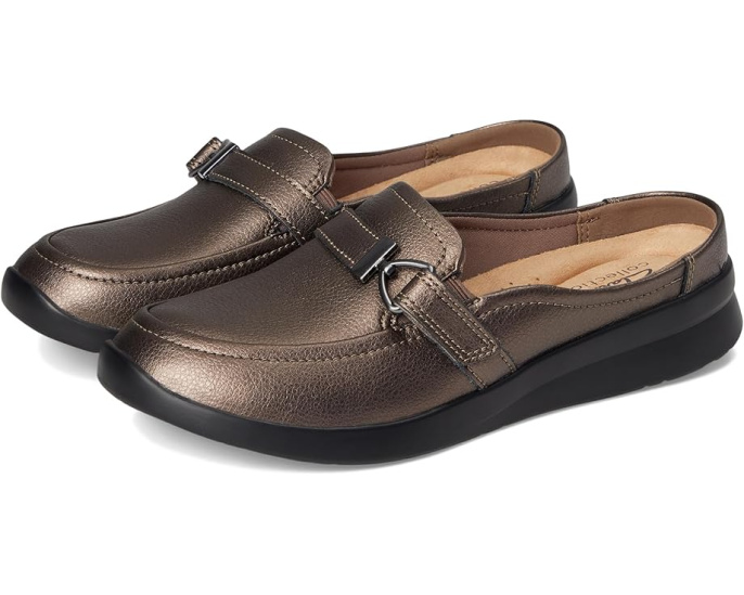 Clarks Ellowyn Amelia туфли слипоны на танкетке