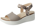 Босоножки ECCO Flowt Wedge Cork на пробковом каблуке с регулируемой лямкой