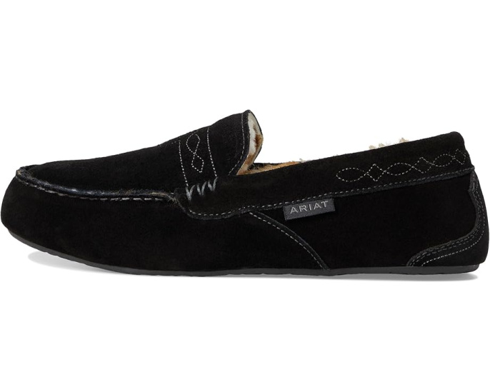 Тапочки-мокасины Ariat Clayton с квадратным мысом, черные