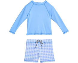 Детский пляжный комплект Snapper Rock Seaside Blue с защитой UPF 50+