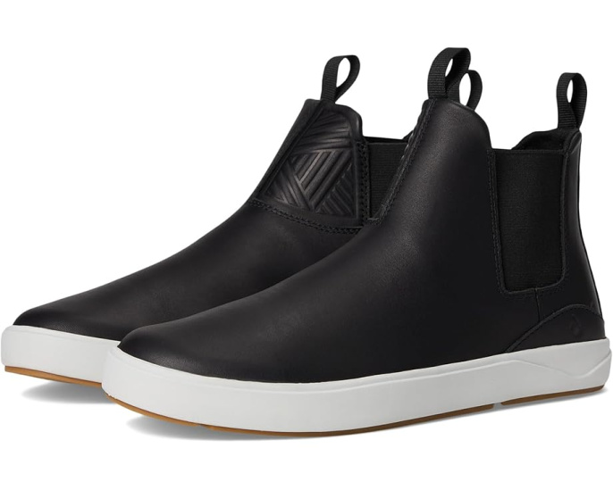 Ботинки OluKai Lae'ahi Mid в стиле челси с водонепроницаемой кожей и подошвой Wet Grip