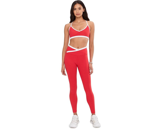 Beyond Yoga спортивный топ Spacedye Outlines Strappy Bra с ремешками