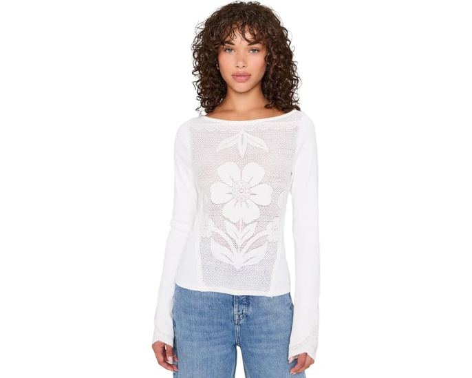 Топ Free People Delilah с длинным рукавом