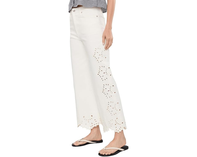 Joe's Jeans джинсы Mia Ankle с вышивкой Ecru Floral