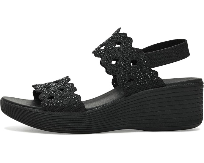 Сандалии SKECHERS Parallel Lite Sassy Dayz 2.0 с ремешком, украшенным стразами, и стелькой Luxe Foam