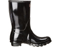 Резиновые сапоги Hunter Original Short Gloss укороченные с декором