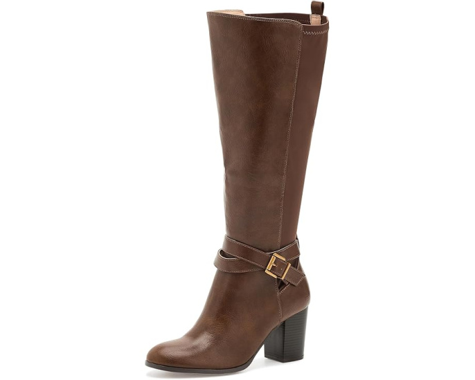 Сапоги Journee Collection Avalonn Wide Calf на каблуке