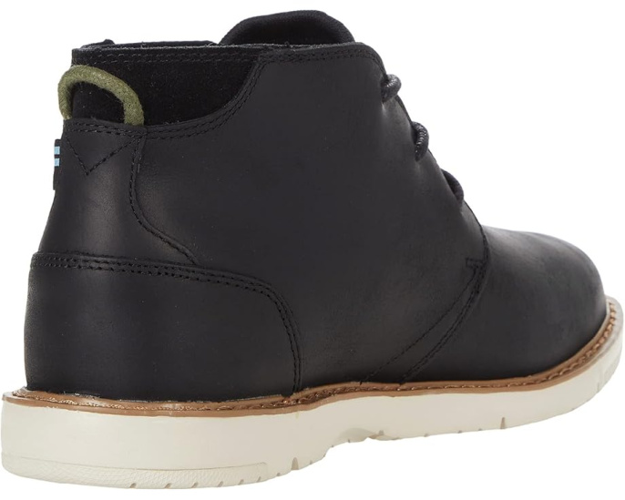 TOMS Navi ботинки из водонепроницаемой черной кожи