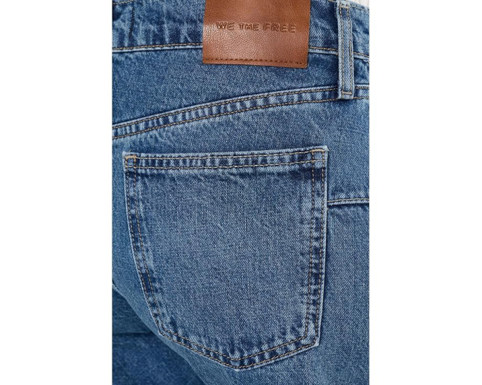 Джинсы Free People We The Free Fable с низкой посадкой искривленные скрученные