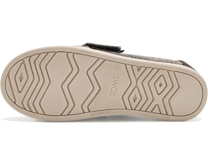 TOMS Alpargata для малышей с квадратным носком темно-коричневый
