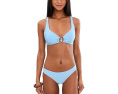Купальник Seafolly Palermo Multi Fit Longline Tri Bra с пудрово-голубым цветом