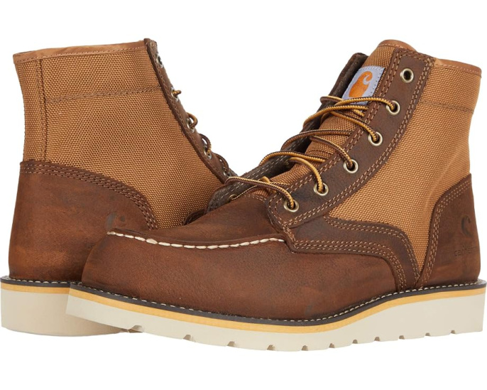 Ботинки Carhartt Wedge 6 дюймов с мысом Moc Toe