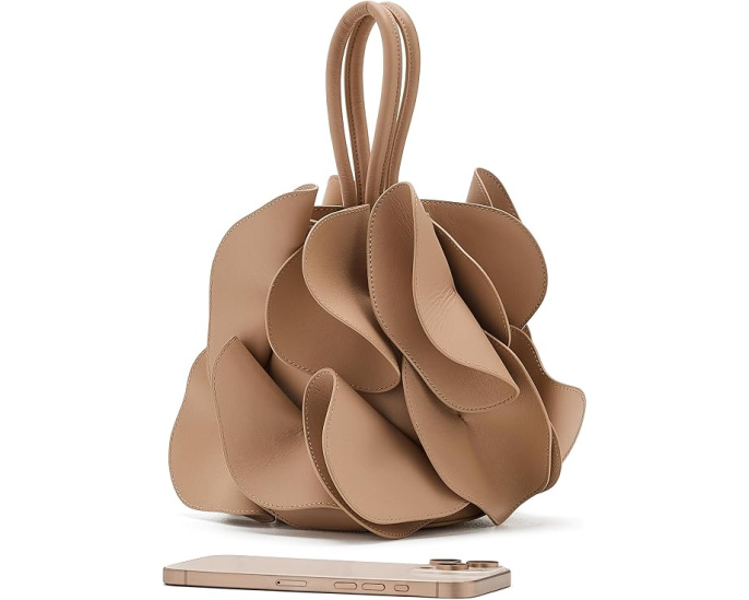 Кожаная сумка-цветок Leather Flower Handbag FARM Rio