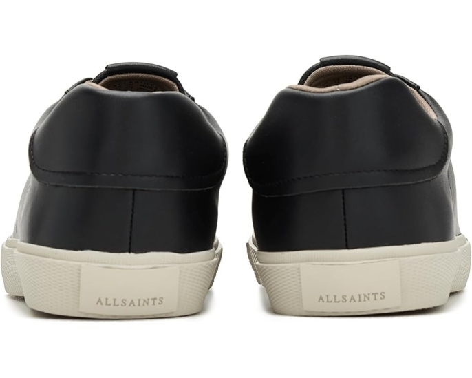 Кроссовки AllSaints Underground Leather Low Top на плоской подошве