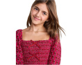 Vineyard Vines Kids платье Lena с буфами и рюшами на подоле