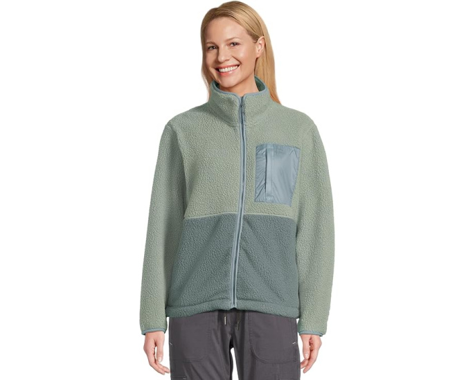 Флисовая куртка Mountainside с цветными блоками и карманами L.L.Bean