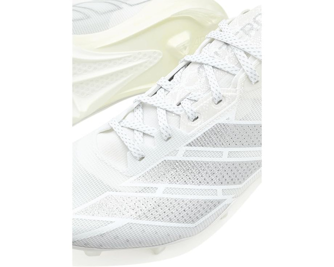 Бутсы Adidas Adizero Electric для американского футбола белые с золотым