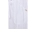 XCVI Штаны Muriel Wide Leg в полоску белые