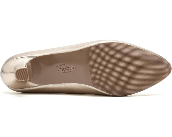 Лодочки Kate Bridal от Trotters с брошью и каблуком-рюмочкой