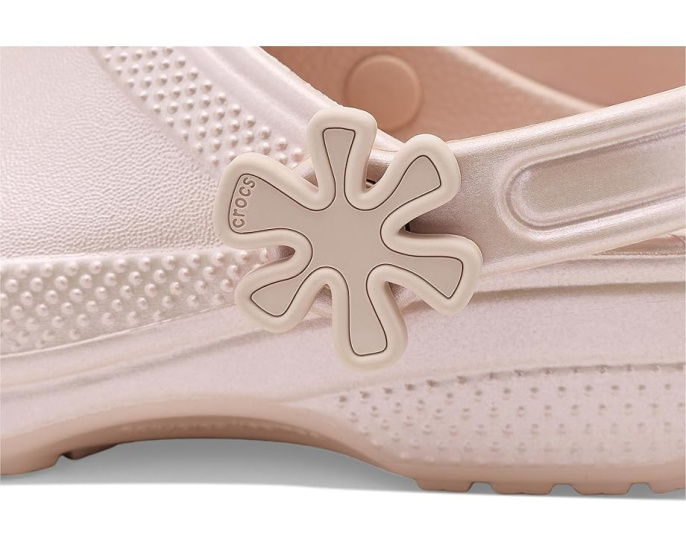 Кроксы Crocs Kids Classic Pearl Shine Clogs с материалом Croslite