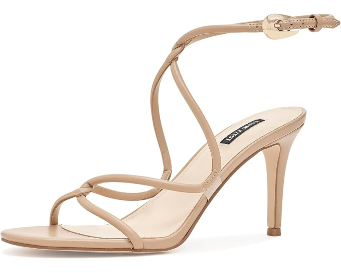Босоножки Nine West Emerila на высоком каблуке-шпильке с асимметричными ремешками