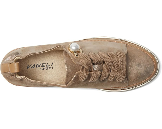 Кроссовки Vaneli Flash с круглым носком и задним ремешком
