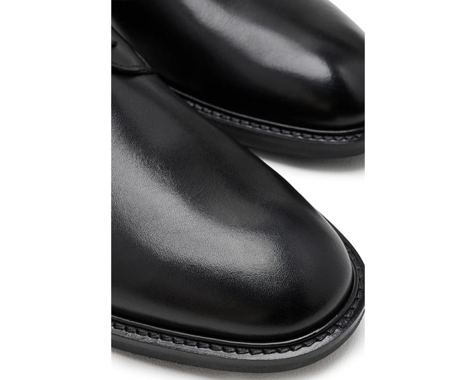 Туфли ECCO Prague Derby Plain Toe Oxford кожаные на шнуровке