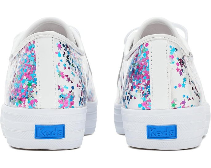 Кеды Keds Triple Up Glitter Under Glass для детей с блестками