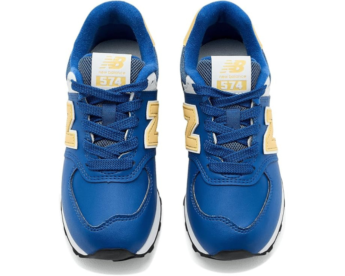 New Balance 574 Lace кроссовки для детей с синим верхом