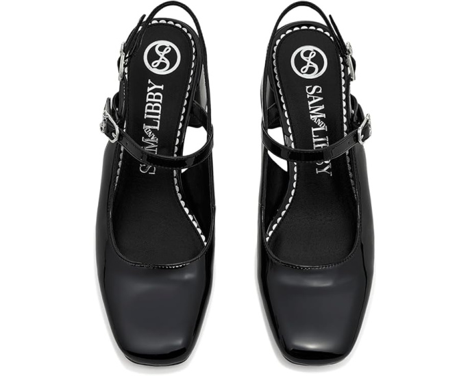 Туфли Grace Slingback с квадратным носком и ремешком от Sam & Libby